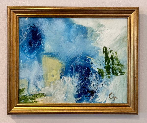 Blue Breezes No.4 | 8" x 10" | Framed - Liza Pruitt