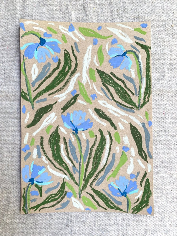 Bluebells | 6" h x 9" w - Liza Pruitt