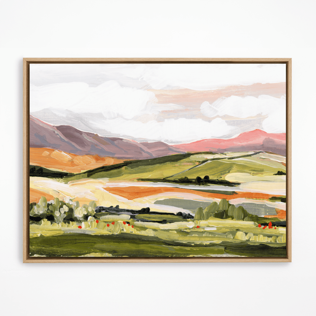 "California Hills" Art Print - Liza Pruitt