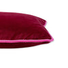 Charliss Velvet Lumbar Pillow - Wine + Hot Pink - Liza Pruitt