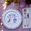 Dinner plate with hand painted designs - Liza Pruitt