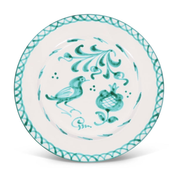 Dinner plate with hand painted designs - Liza Pruitt