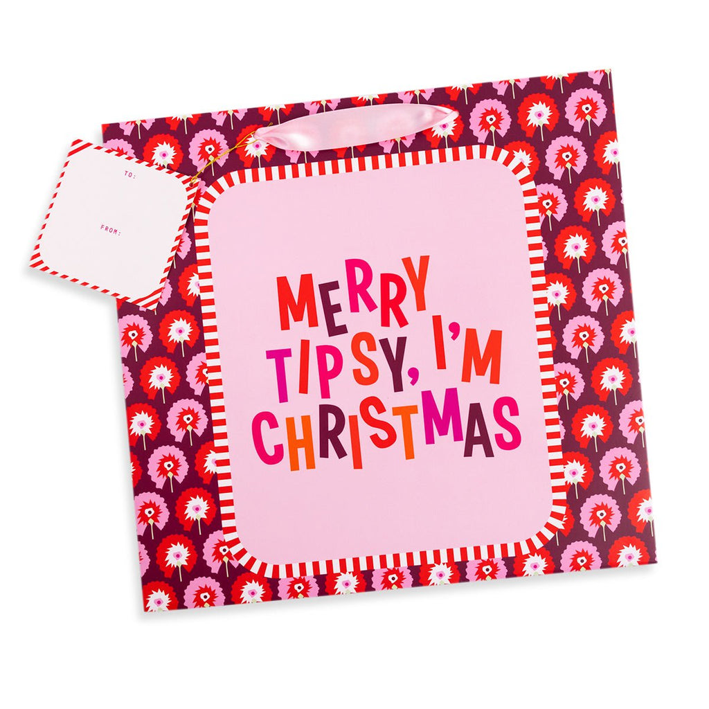 Gift Bag - Merry Tipsy - Liza Pruitt