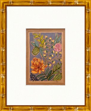 Jewels of the Garden No. 2 | 12" h x 9" w | Framed - Liza Pruitt