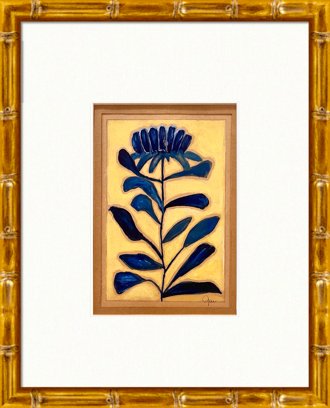 Jewels of the Garden No. 5 | 12" h x 9" w | Framed - Liza Pruitt