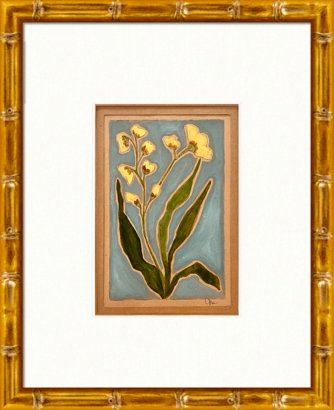 Jewels of the Garden No. 6 | 12" h x 9" w | Framed - Liza Pruitt