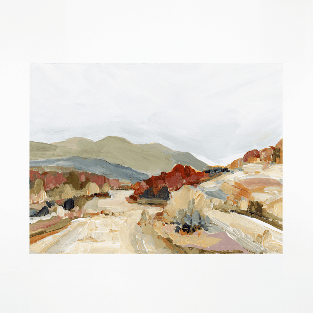 “Joshua Tree Riverbed” Art Print - Liza Pruitt