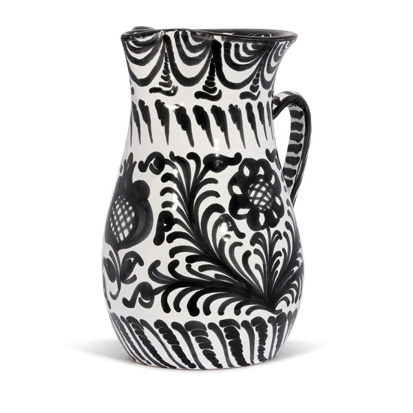 Large pitcher with hand painted designs - Liza Pruitt