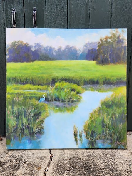 Marsh View | 36" h x 36" w - Liza Pruitt