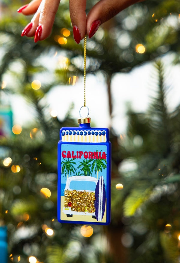 Matchbook Ornament - California - Liza Pruitt