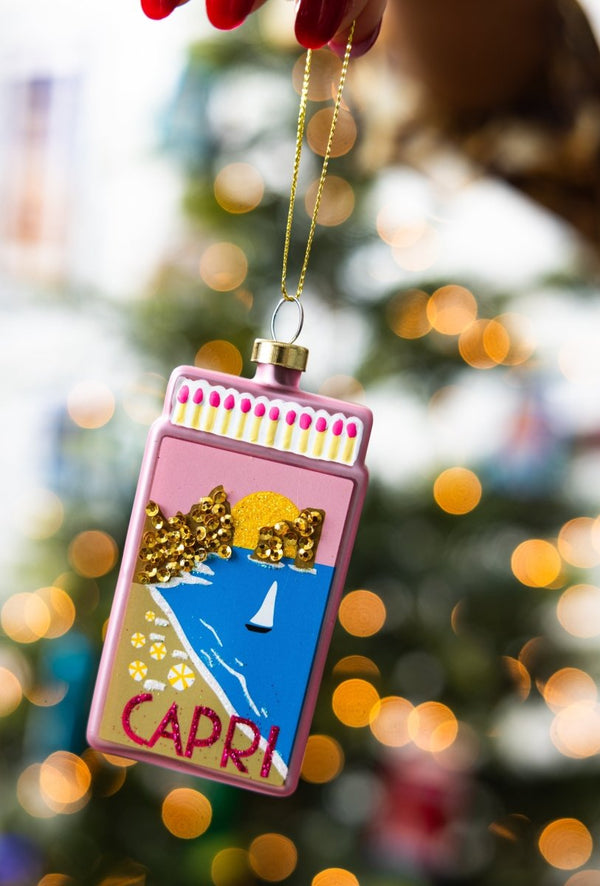 Matchbook Ornament - Capri - Liza Pruitt