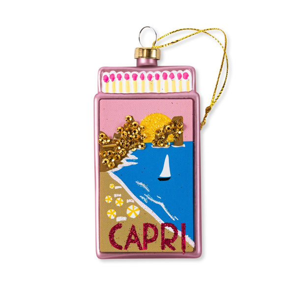 Matchbook Ornament - Capri - Liza Pruitt