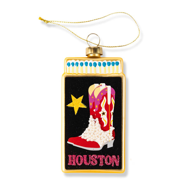 Matchbook Ornament - Houston - Liza Pruitt