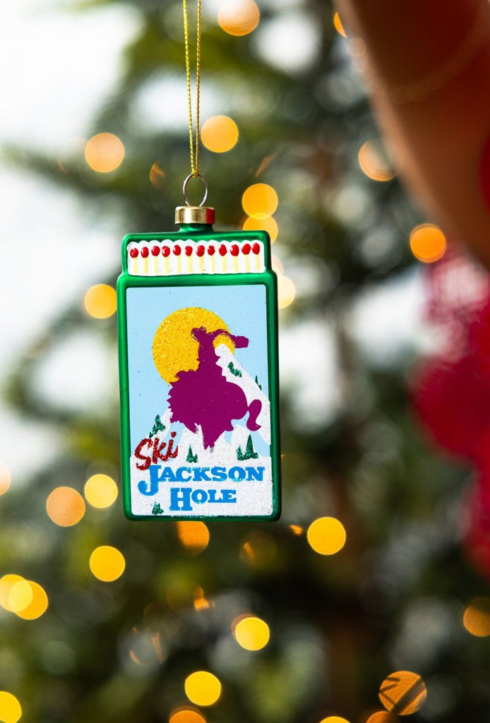 Matchbook Ornament - Jackson Hole - Liza Pruitt