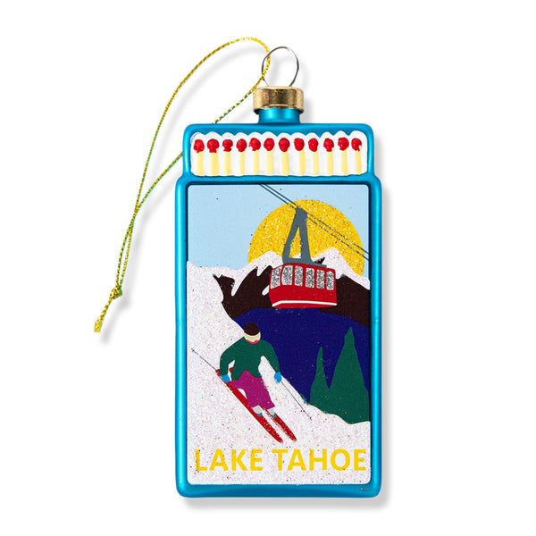 Matchbook Ornament - Lake Tahoe - Liza Pruitt