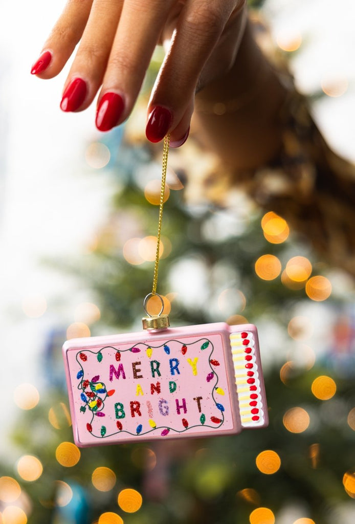 Matchbook Ornament - Merry & Bright - Liza Pruitt