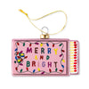 Matchbook Ornament - Merry & Bright - Liza Pruitt