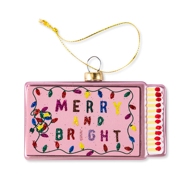 Matchbook Ornament - Merry & Bright - Liza Pruitt