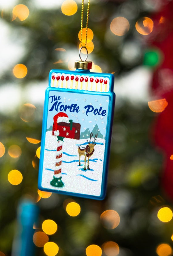 Matchbook Ornament - North Pole - Liza Pruitt