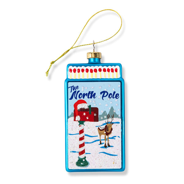 Matchbook Ornament - North Pole - Liza Pruitt