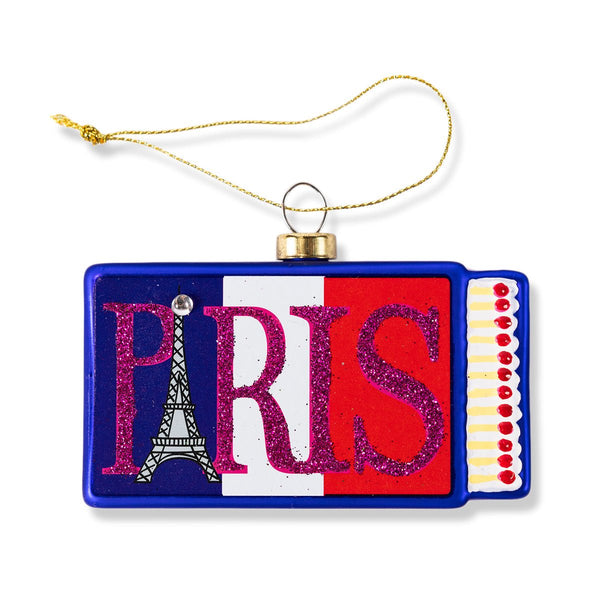 Matchbook Ornament - Paris - Liza Pruitt