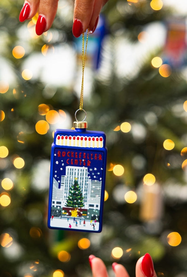 Matchbook Ornament - Rockefeller Center - Liza Pruitt