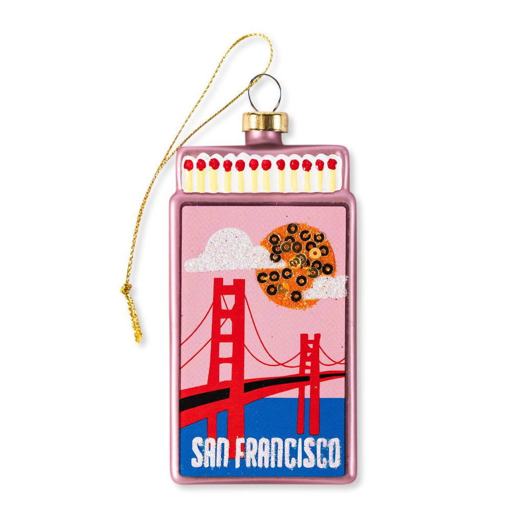 Matchbook Ornament - San Francisco - Liza Pruitt