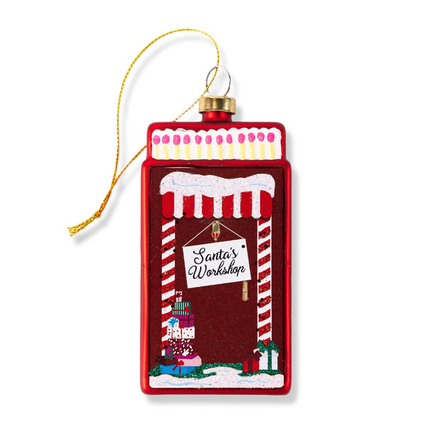 Matchbook Ornament - Santa's Workshop - Liza Pruitt