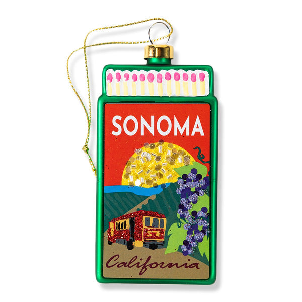 Matchbook Ornament - Sonoma - Liza Pruitt