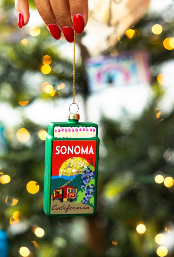 Matchbook Ornament - Sonoma - Liza Pruitt