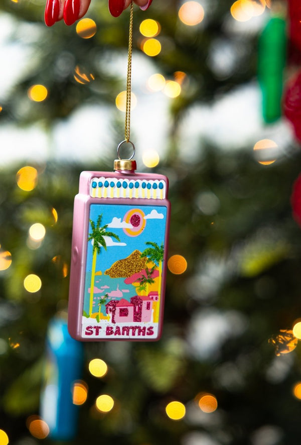 Matchbook Ornament - St. Barths - Liza Pruitt