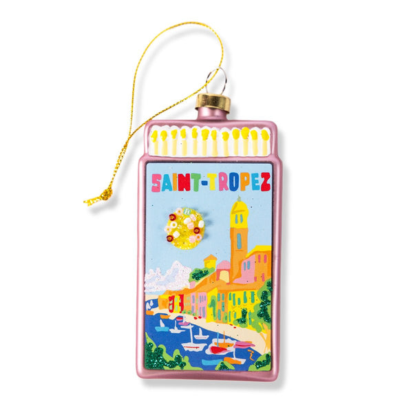 Matchbook Ornament - St. Tropez - Liza Pruitt