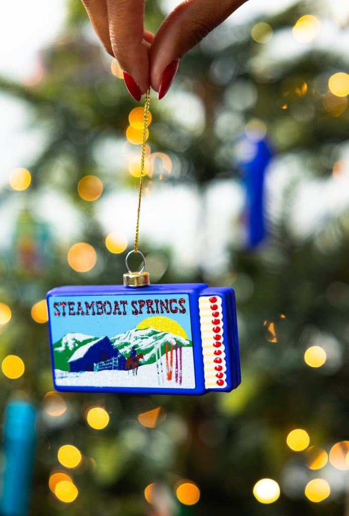 Matchbook Ornament - Steamboat Springs - Liza Pruitt