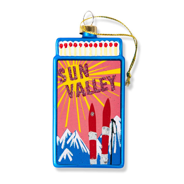 Matchbook Ornament - Sun Valley - Liza Pruitt