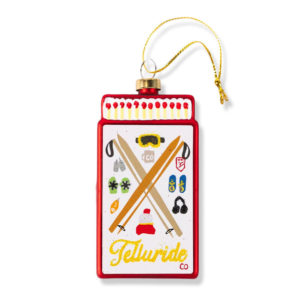 Matchbook Ornament - Telluride - Liza Pruitt