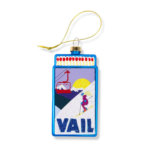 Matchbook Ornament - Vail - Liza Pruitt