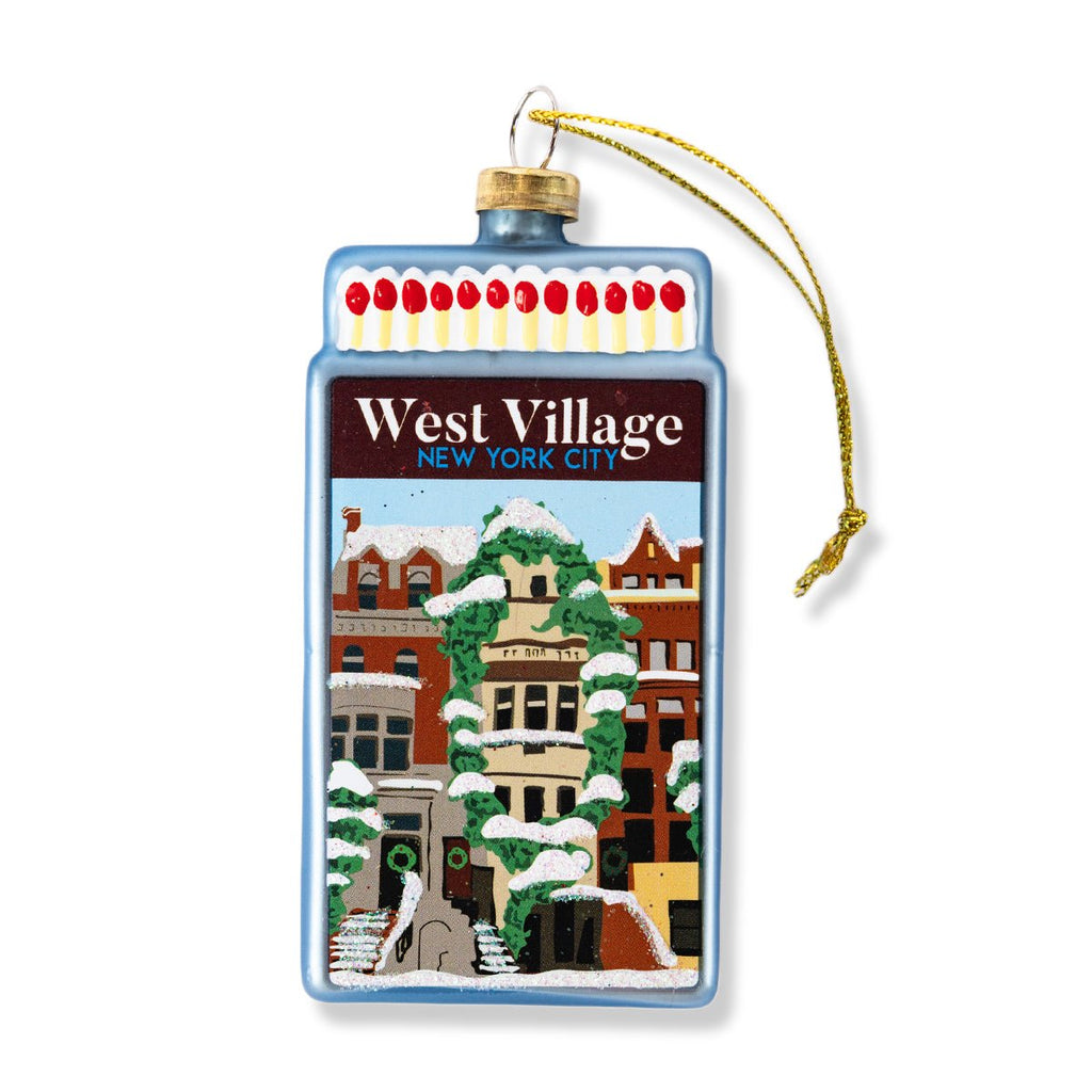 Matchbook Ornament - West Village - Liza Pruitt