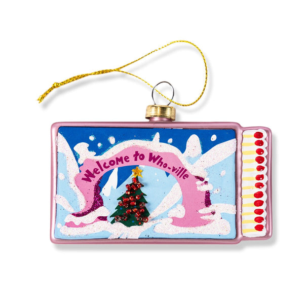 Matchbook Ornament - Whoville - Liza Pruitt