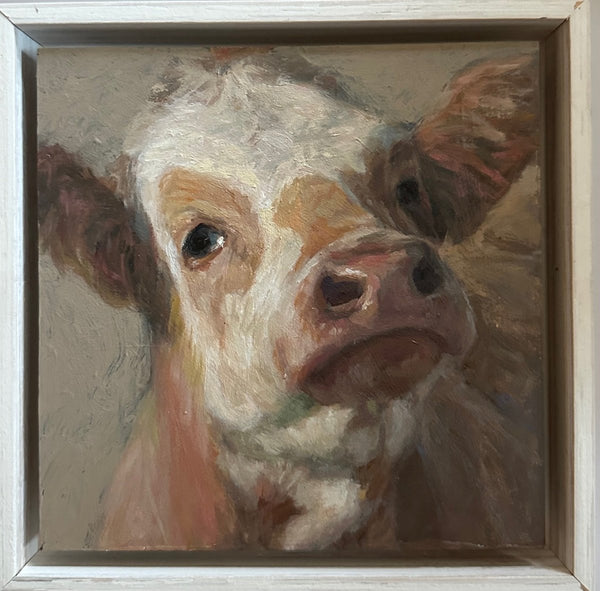 Miss Bella | 6" x 6" | Framed - Liza Pruitt