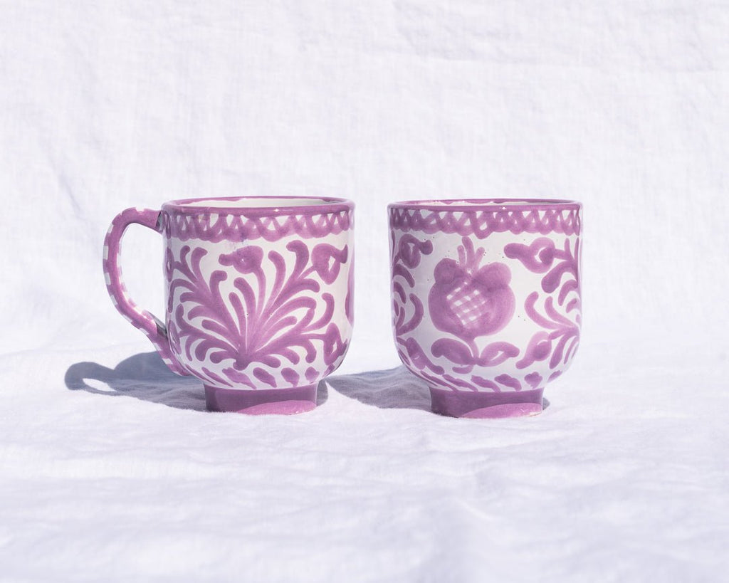 Mug with hand painted designs - Liza Pruitt