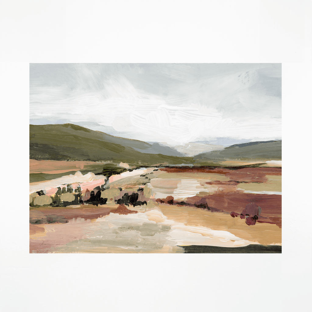 "Olive Hills" Art Print - Liza Pruitt