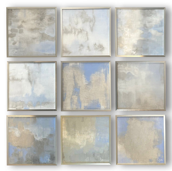 Reflections in a White Room | (9) 13" x 13" | Framed - Liza Pruitt