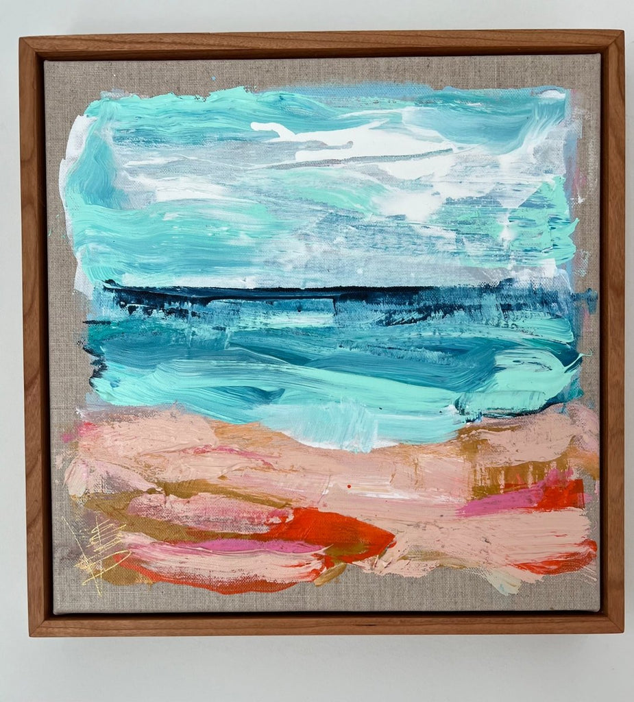 Sand | 13" x 13" | Framed - Liza Pruitt