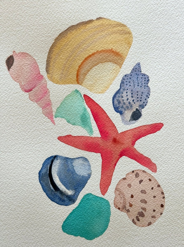 Sea Collection Coral Sea Star | 10” h x 7” w - Liza Pruitt