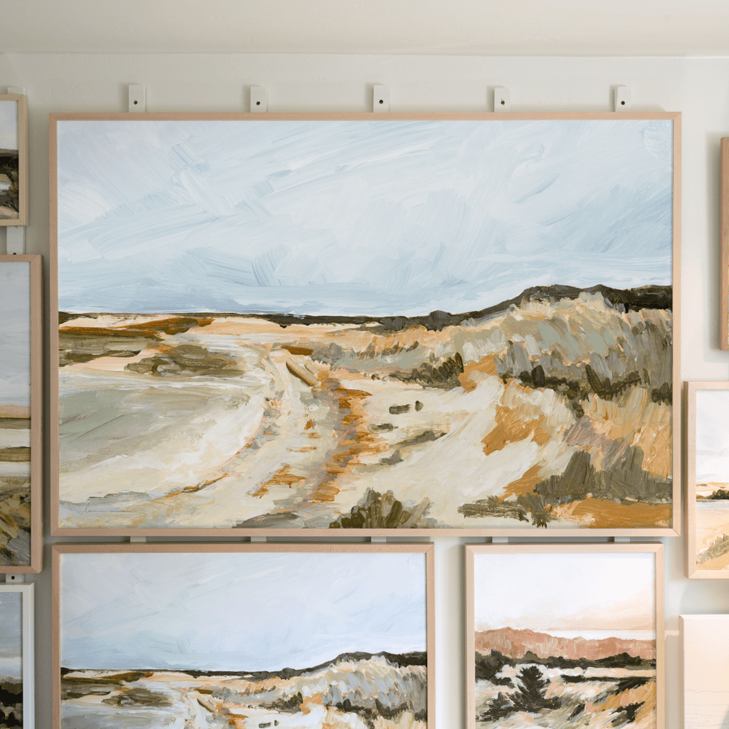 "Seaside Dunes" Art Print - Liza Pruitt