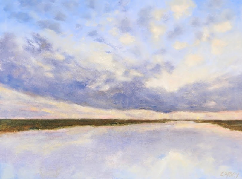 Serene Sunrise | 30" h x 40" w - Liza Pruitt