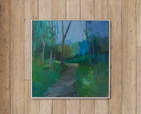 Shade Path | 25" h x 25" w | Framed - Liza Pruitt