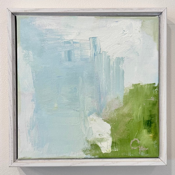 Soft Blue Breezes No.1 | 8" x 8" | Framed - Liza Pruitt