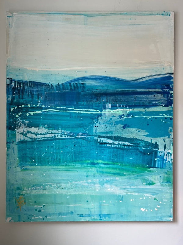 Tidal Wave I | 60" h x 48" w - Liza Pruitt