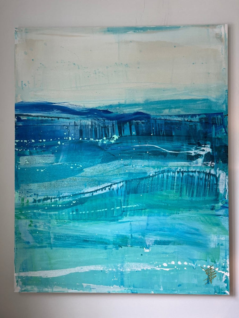 Tidal Wave II | 60" h x 48" w - Liza Pruitt